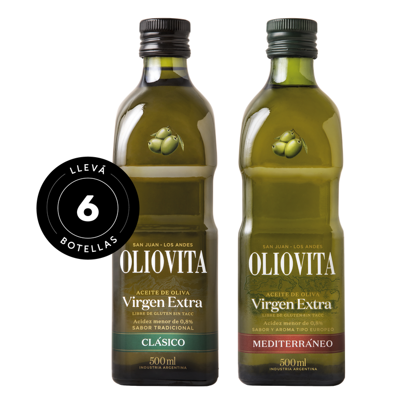 Oliovita Blends 500ml x 6u. - Aceite de Oliva Virgen Extra