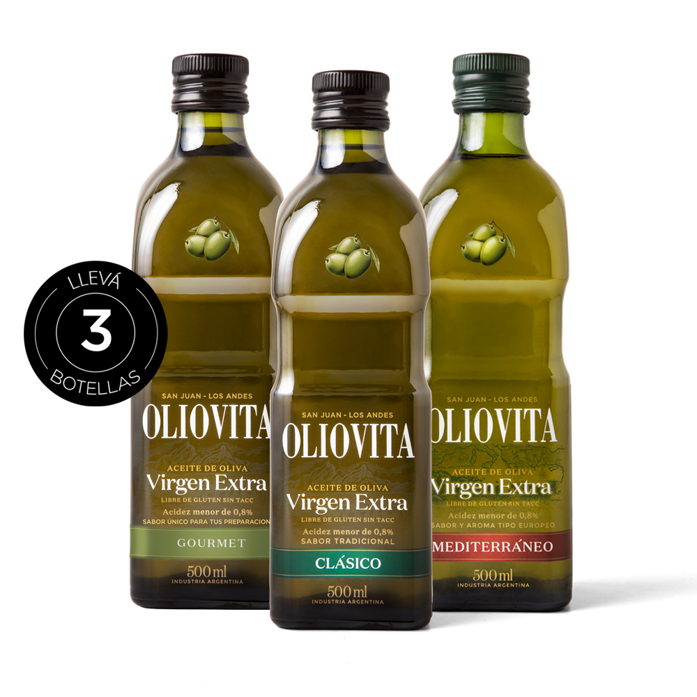 Oliovita Blends 3 unidades x 500ml - Aceite de Oliva Virgen Extra