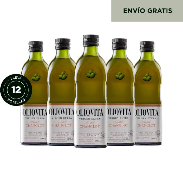 Oliovita Changlot 500ml x 12u. - Aceite de Oliva Virgen Extra